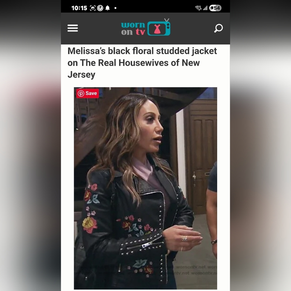 Mint Condition, Holly Bracken, Vegan Leather Moto Jacket With Embroidery.